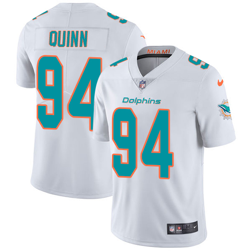 Nike Dolphins #94 Robert Quinn White Men's Stitched NFL Vapor Untouchable Limited Jersey - Click Image to Close